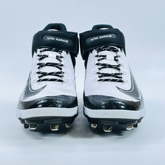 Nike Alpha Huarache Elite 4 Mid \'White Black\' FD2744-107 Baseball size 16